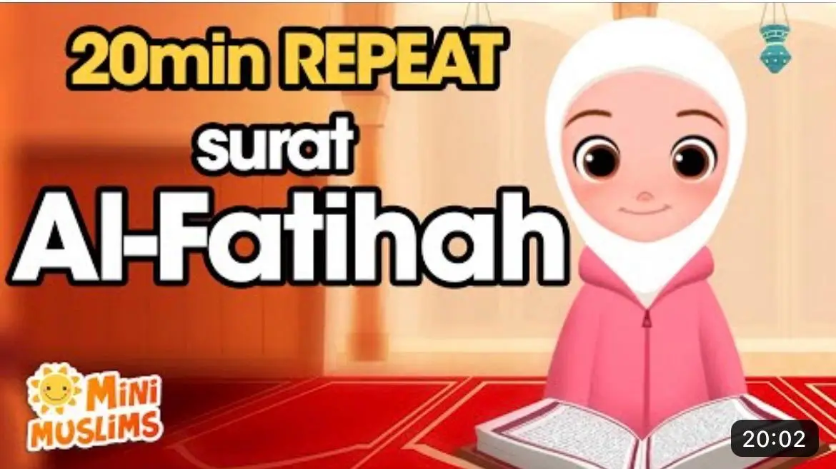Surat Al-Fatihah for kids
